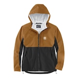 Carhartt Men's Storm Defender Waterproof Lightweight Packable Jacket Front_Flat