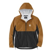 Carhartt Men's Storm Defender Waterproof Lightweight Packable Jacket Front_Flat