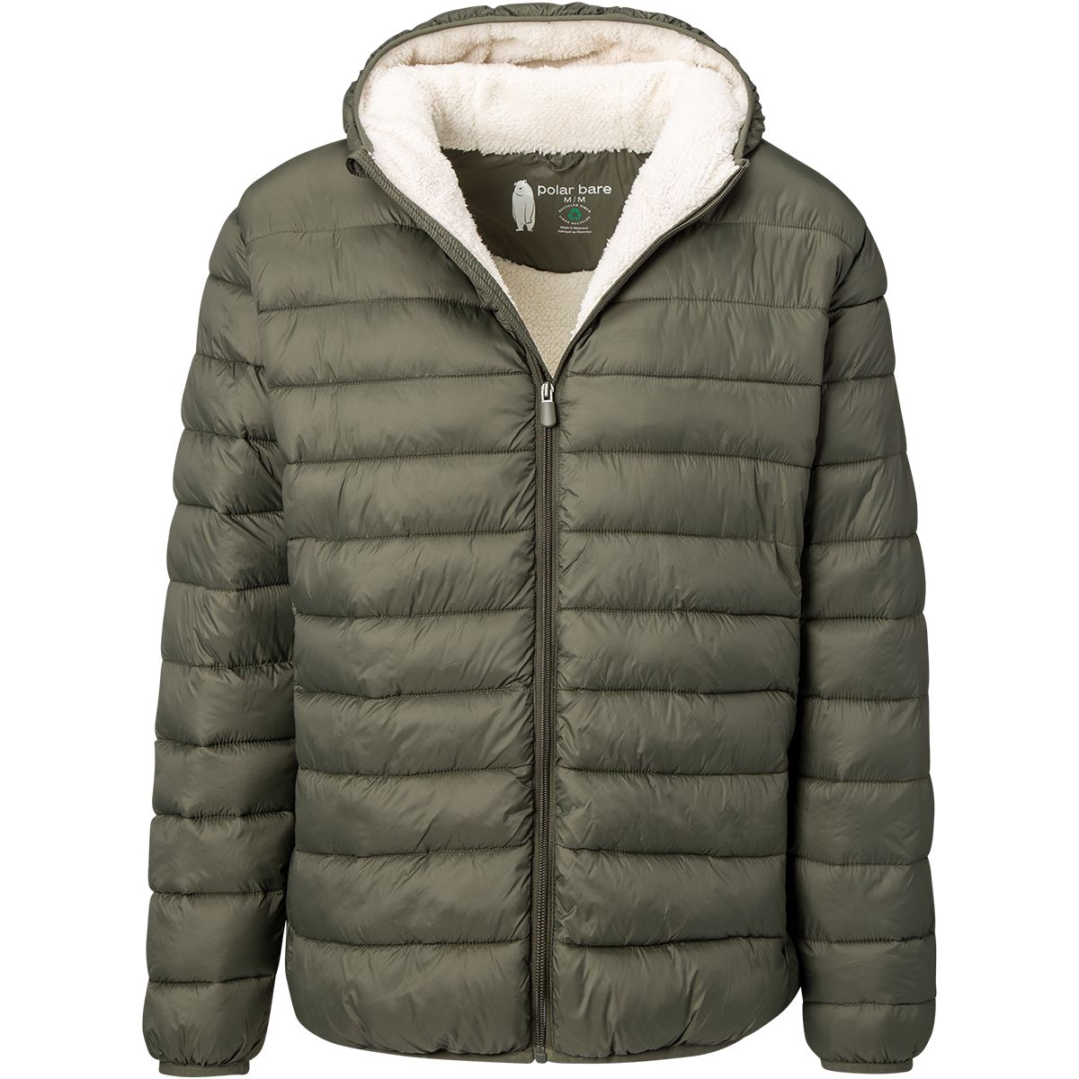 Polar Bare Men's Sherpa Lined Jacket