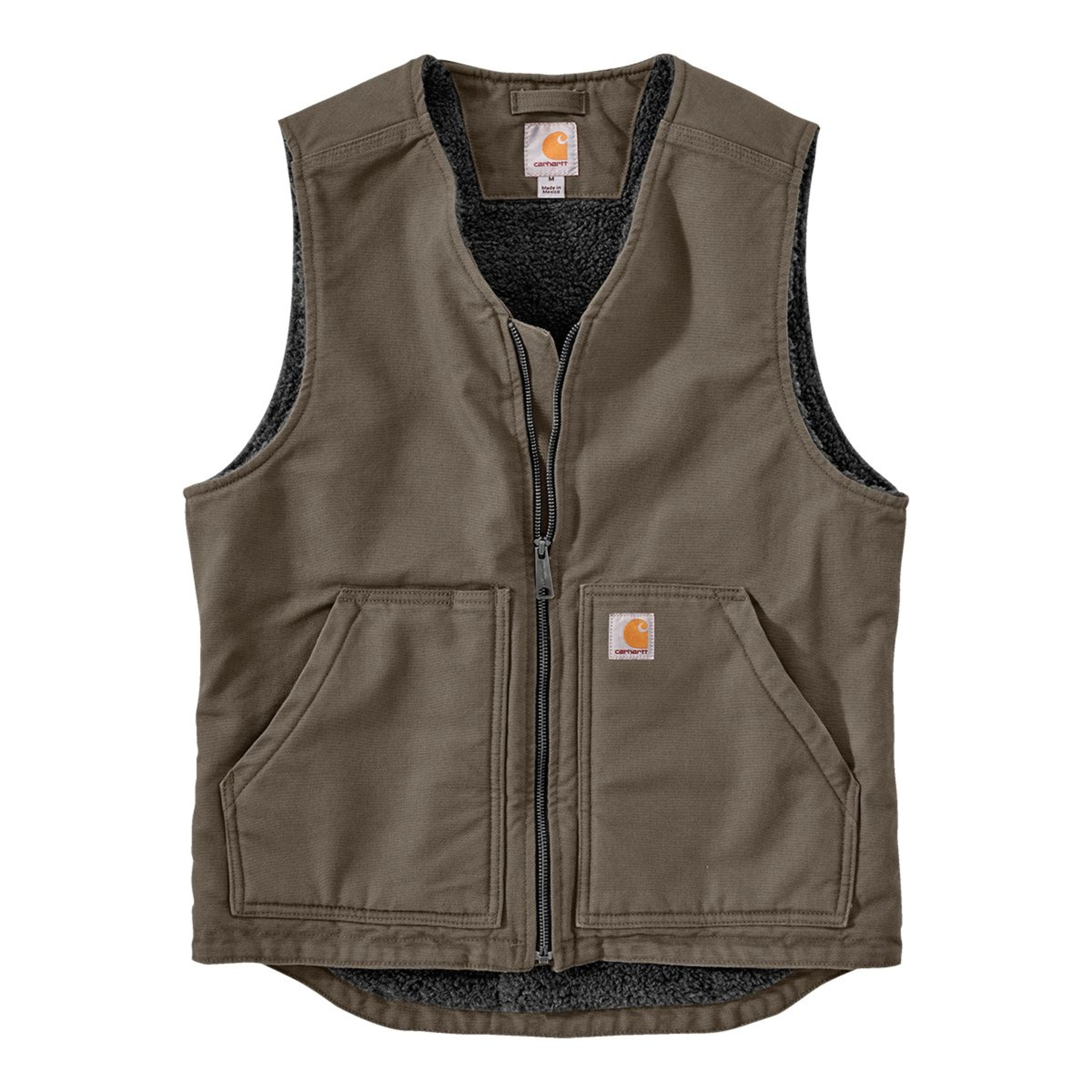 Carhartt Men's Washed Duck Sherpa Lined Vest | SportChek