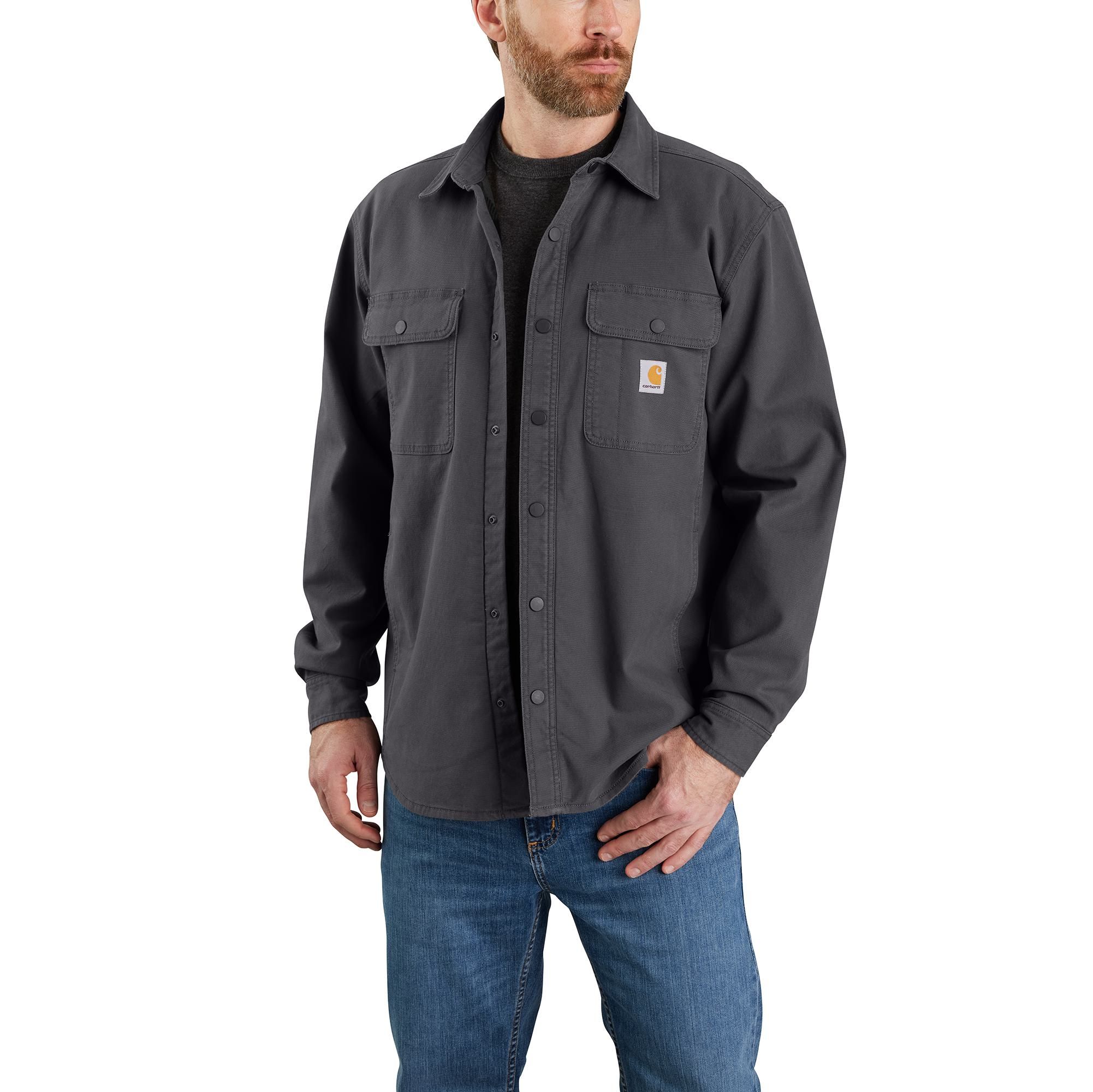 Carhartt Men's Rugged Flex Canvas Fleece-Lined Jacket