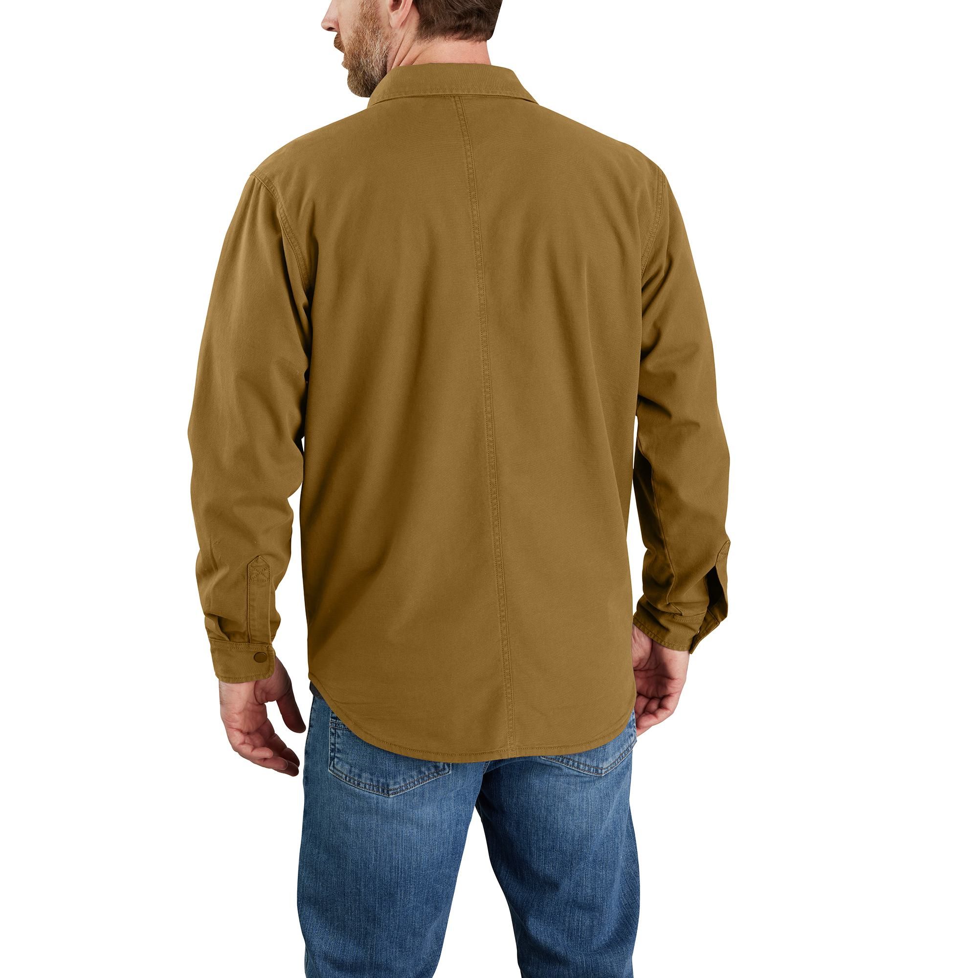 Carhartt Men's Rugged Flex Canvas Fleece-Lined Jacket