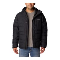 Columbia Men's Saltzman Down Hooded Jacket Front_Flat