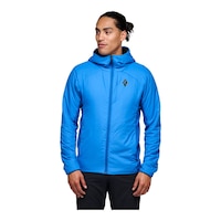 Black Diamond Men's First Light Hybrid Hoodie Front_Flat