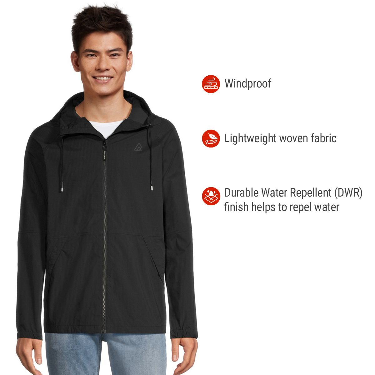 Ripzone Men's Capilano II Windbreaker Jacket