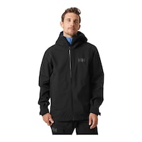 Helly Hansen Men's Verglas 3L Rain Jacket Front_Flat