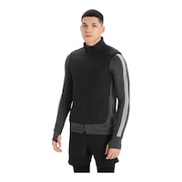Icebreaker Men's MerinoLoft™ Insulated Vest Front_Three_Fourths_Angled_Left
