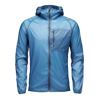 Black Diamond Men's Distance Lightweight Wind Shell Jacket Front_Flat