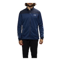 Swix Men's Cross Lightweight Wind-Resistant Jacket Front_Flat