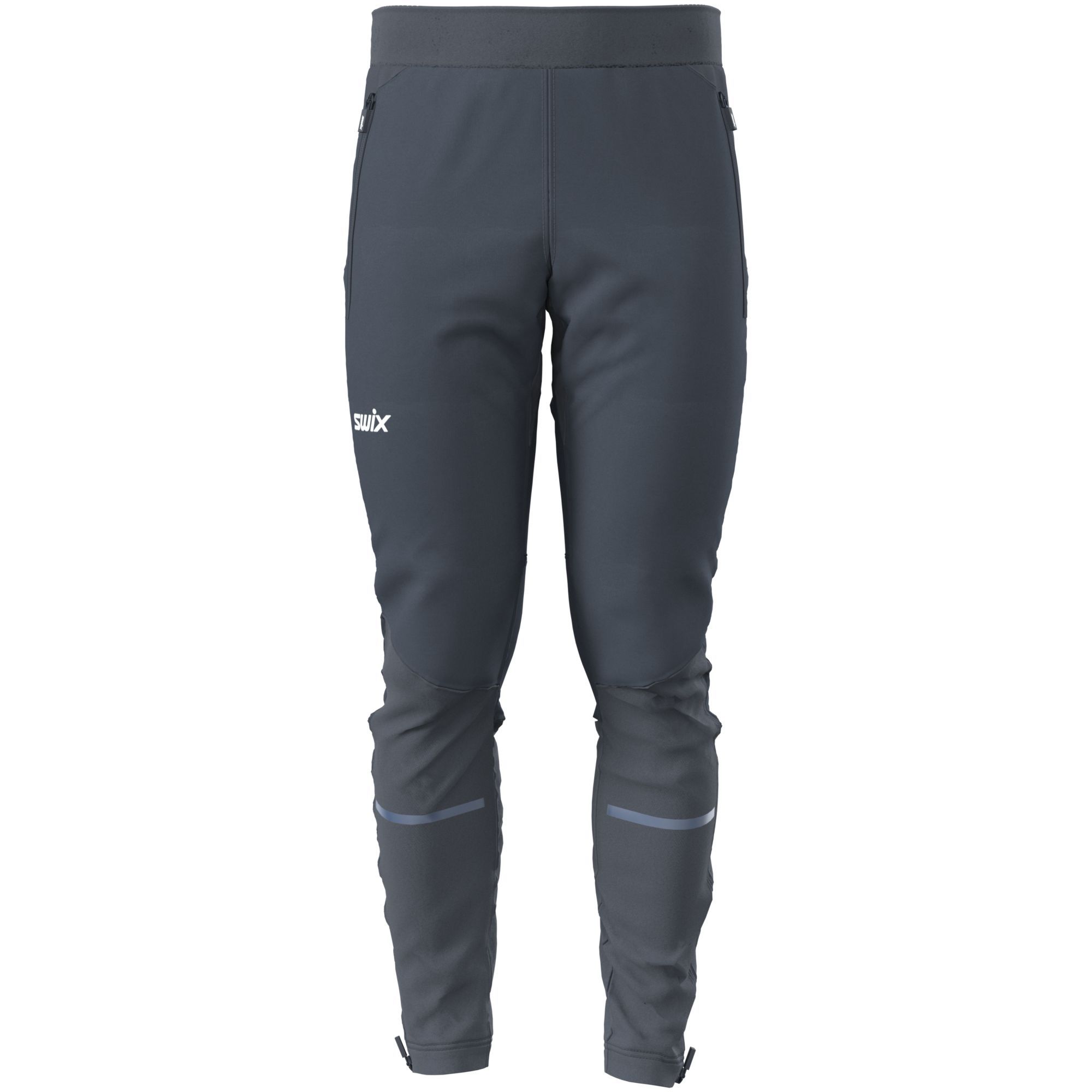 Swix Men's Universal X Cross Country Ski Pants – Wind & Water Resistant Winter Training Black Pants