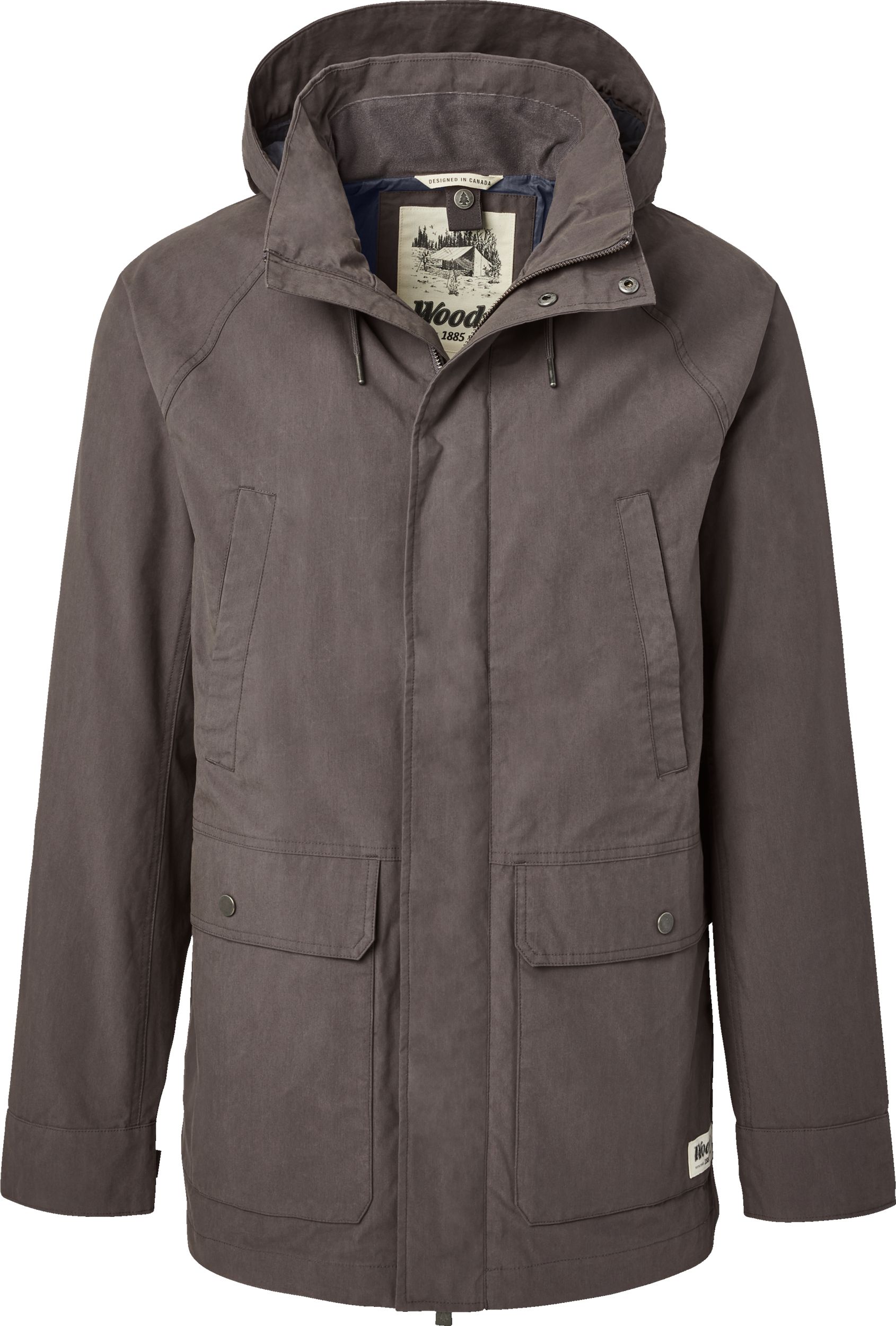 Woods men's moresby casual canvas jacket top