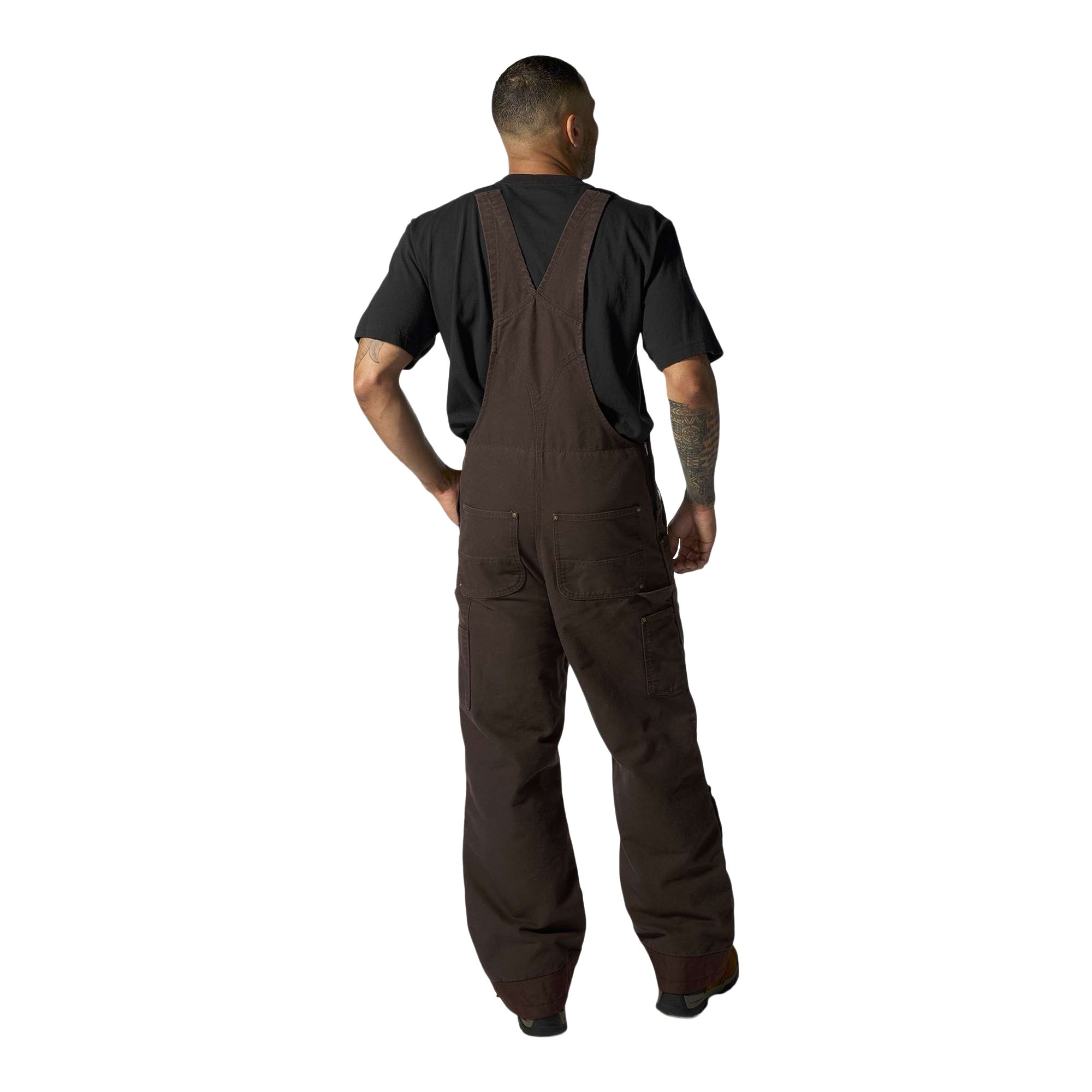 Carhartt Men's Washed Duck Insulated Bib Overall Pants