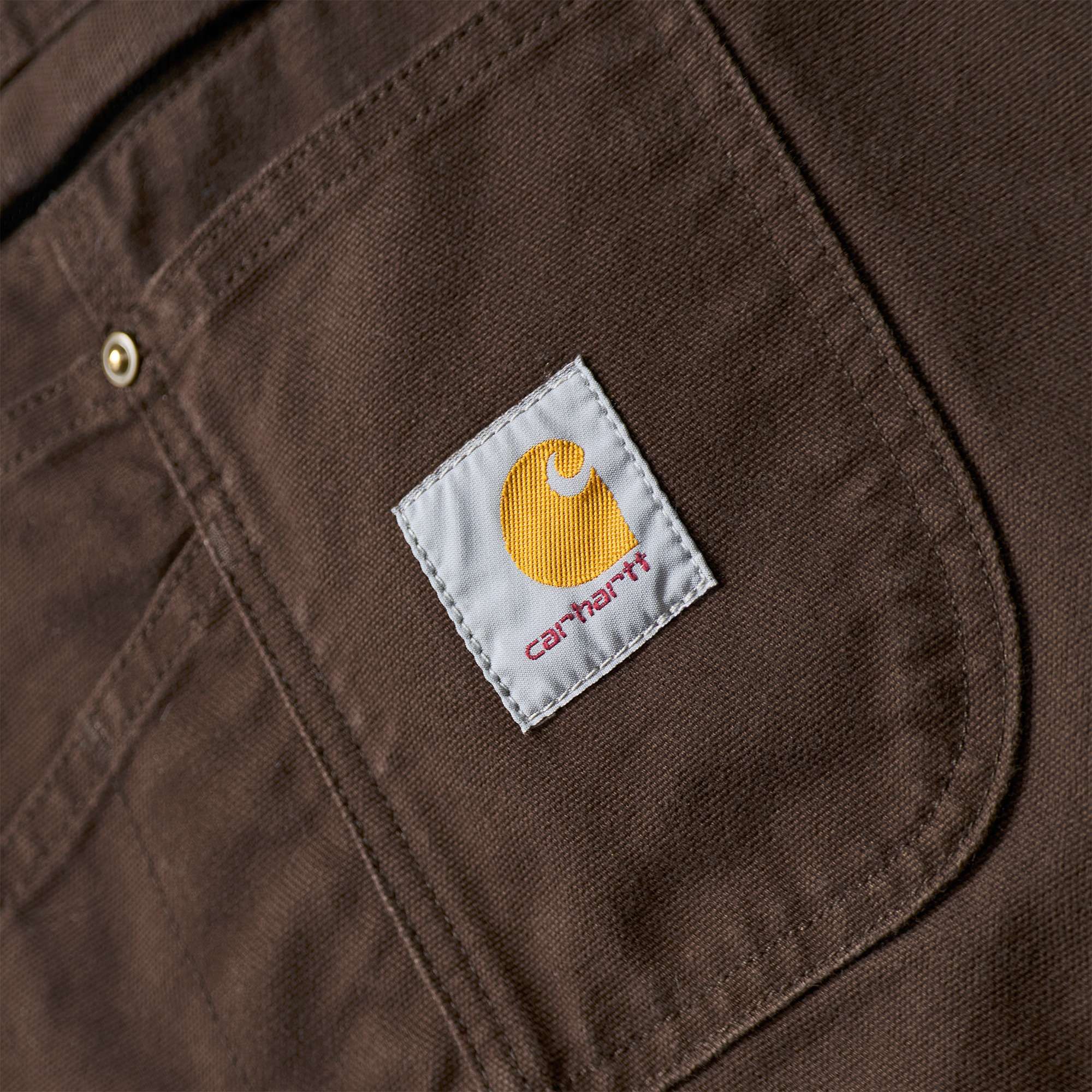 Carhartt Men's Washed Duck Insulated Bib Overall Pants