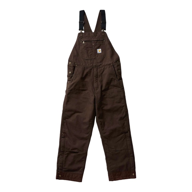 Carhartt Men's Washed Duck Insulated Bib Overall Pants