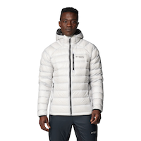 Columbia Men's Titanium Down Hooded Jacket Front_Flat