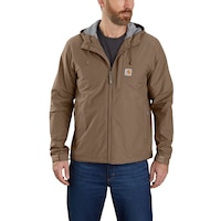Carhartt Men's Rain Defender Lightweight Jacket Front_Flat
