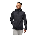 Black Diamond Men's Fineline Rain Jacket Front_Flat