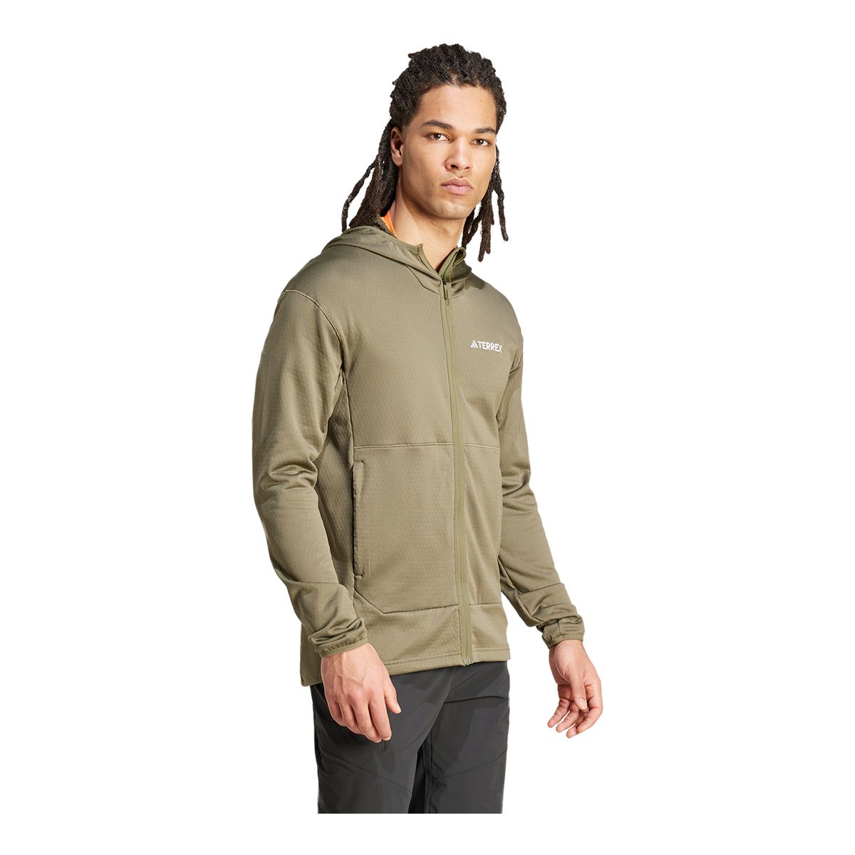 Adidas Men's Terrex Xperior Light Fleece Hooded Jacket