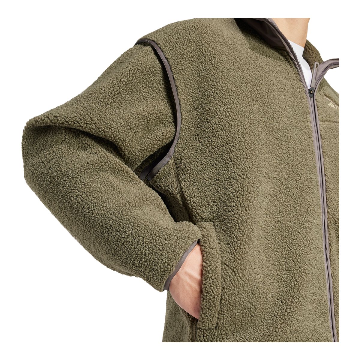 Adidas Men's Terrex XPLORIC High-Pile-Fleece Pullover