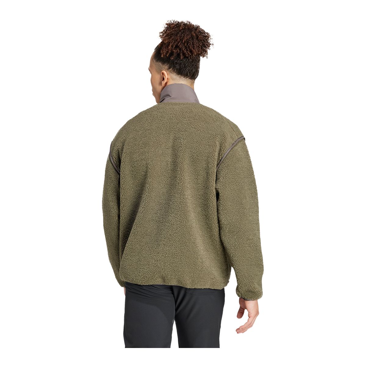 Adidas Men's Terrex XPLORIC High-Pile-Fleece Pullover