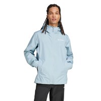 adidas Men's Terrex Multi 2.5L Rain Jacket Front_Flat