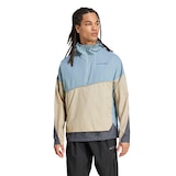 adidas Men's Terrex Xperior Wind Anorak Jacket Front_Flat