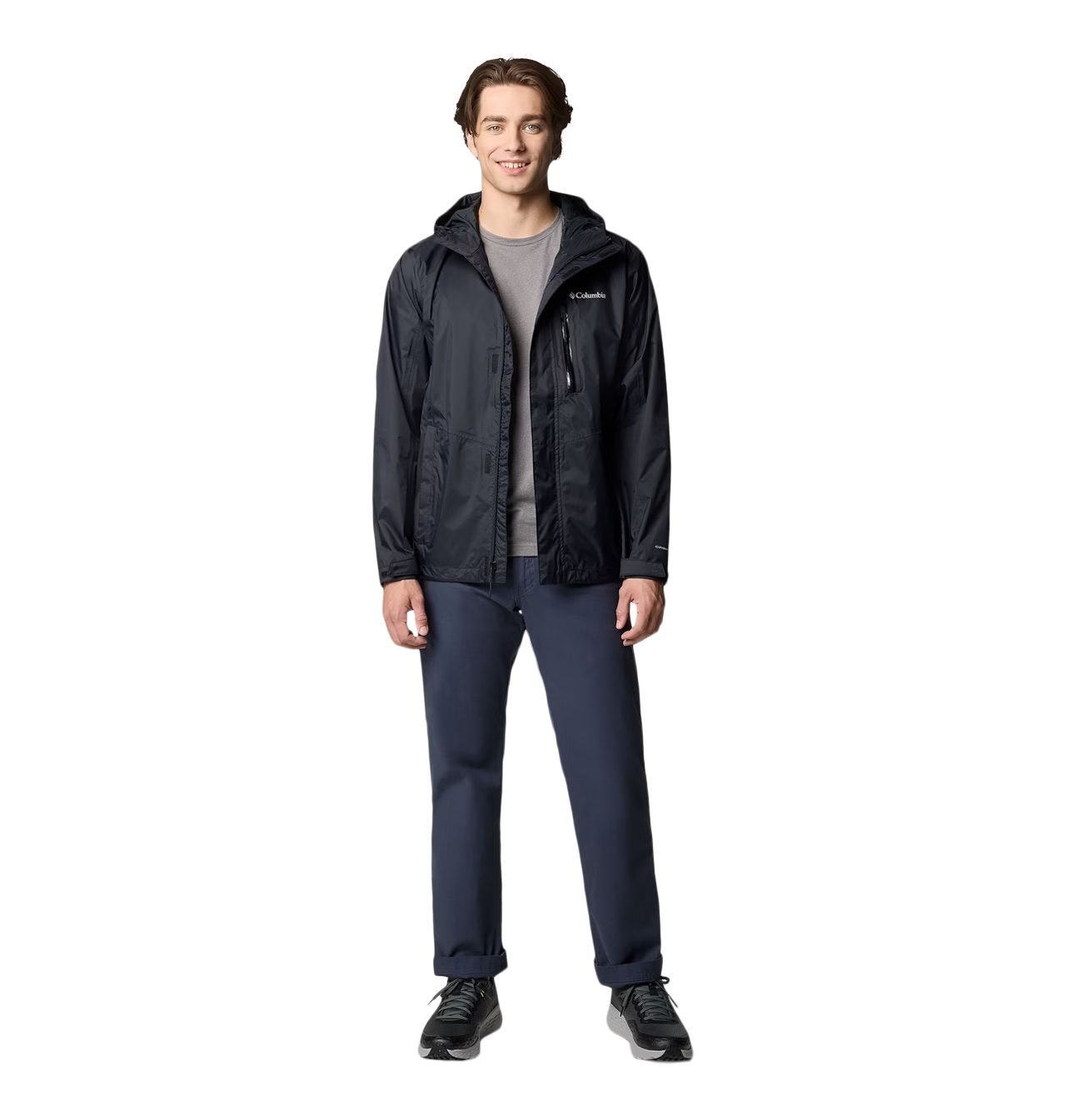 Columbia Men's Pouring Adventure Rain Jacket