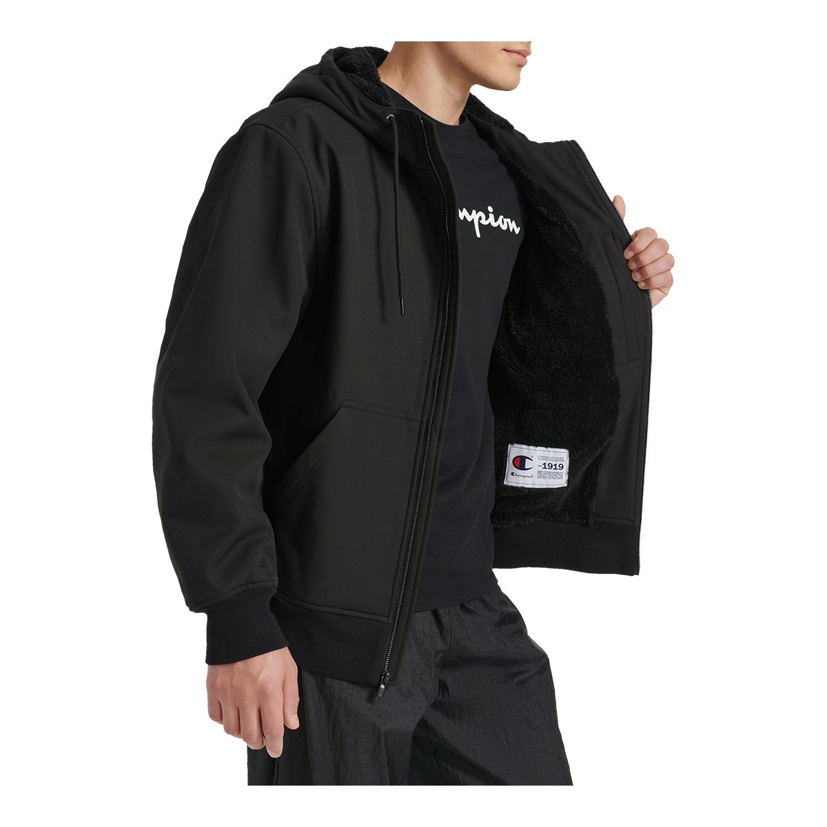 Men's Jacket Champion Soft Shell Hooded Jacket Champion Men's