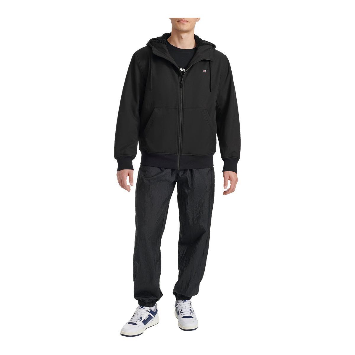 Champion Men's Classic Hooded Bomber Jacket