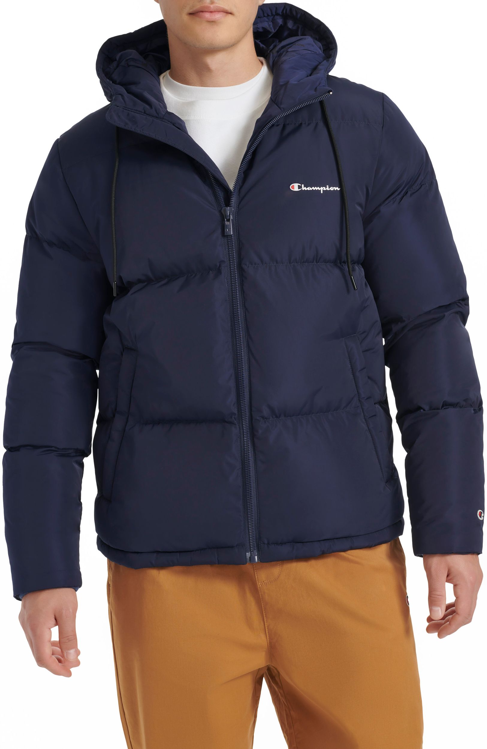 Champion Men's Varsity Puffer Hoodie