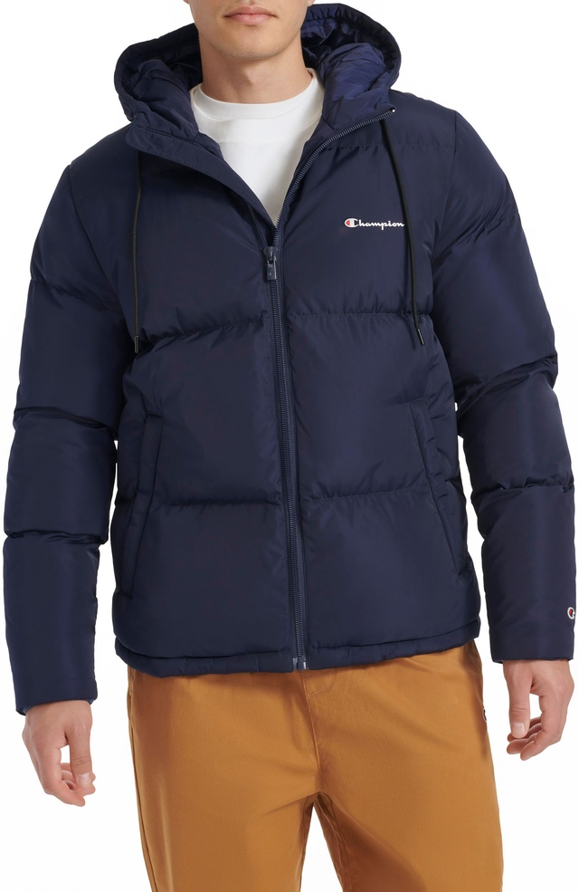 Champion Men's Varsity Puffer Hoodie