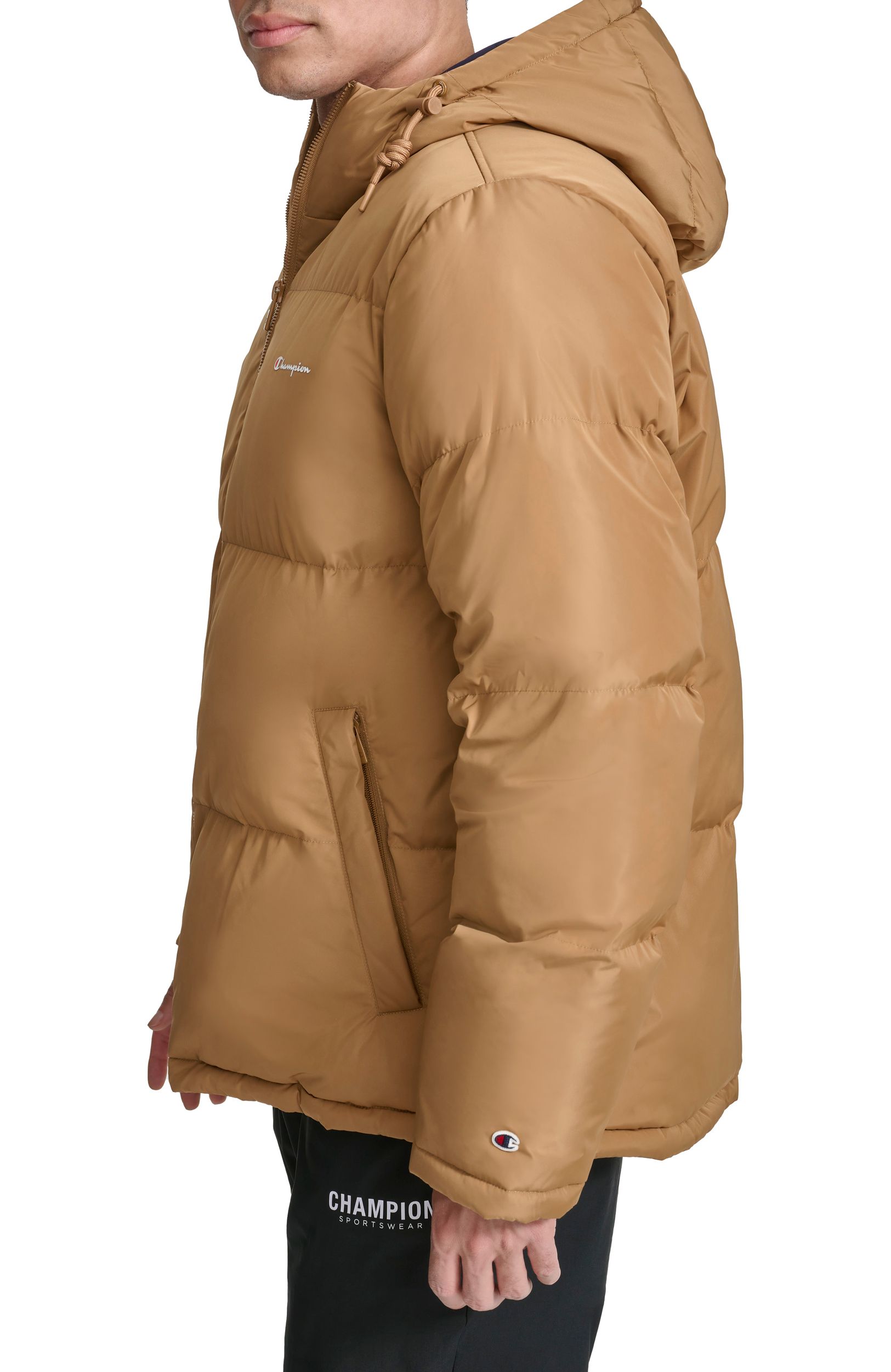 Champion Men's Varsity Puffer Hoodie