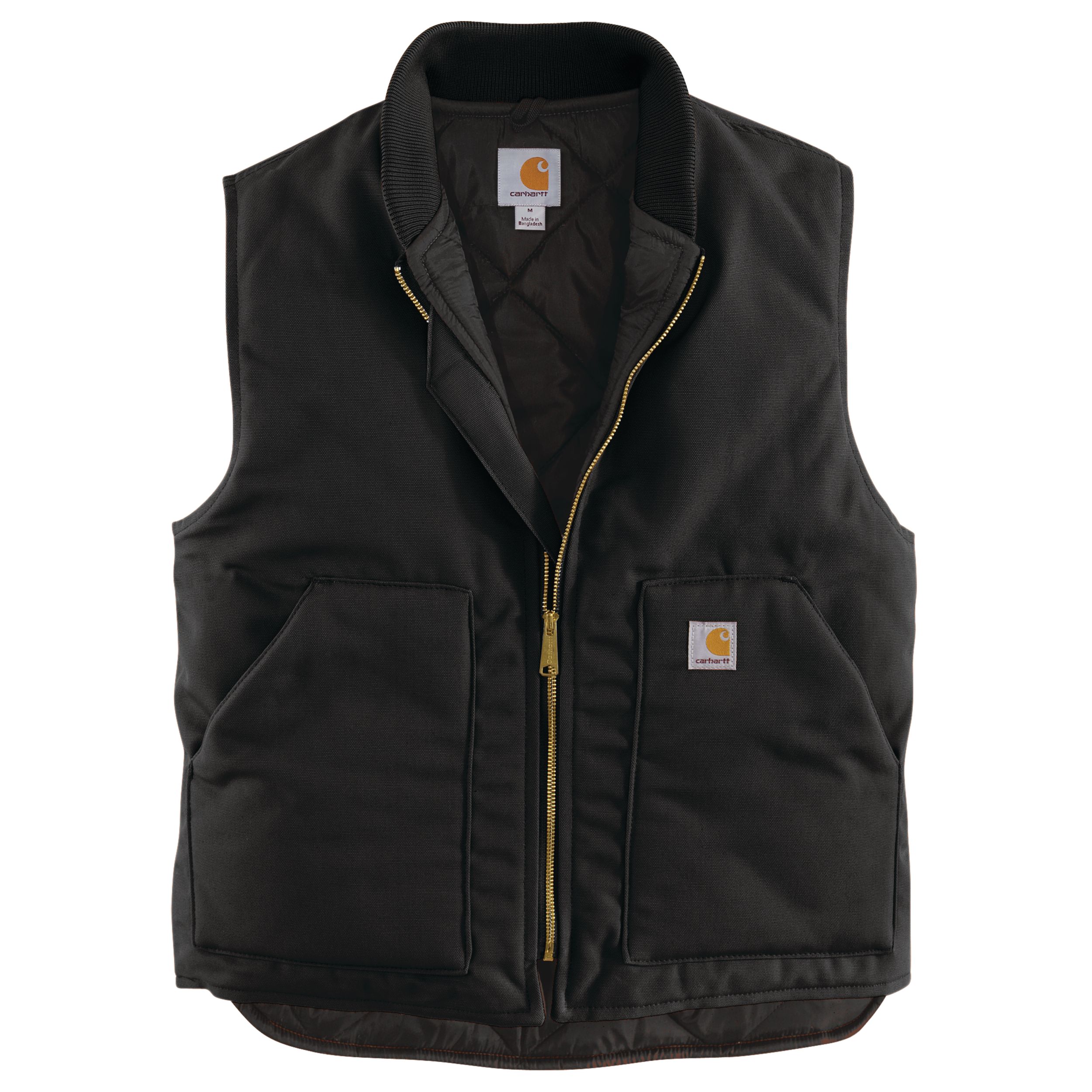 Carhartt Men's Firm Duck Insulated Rib Collar Work Vest