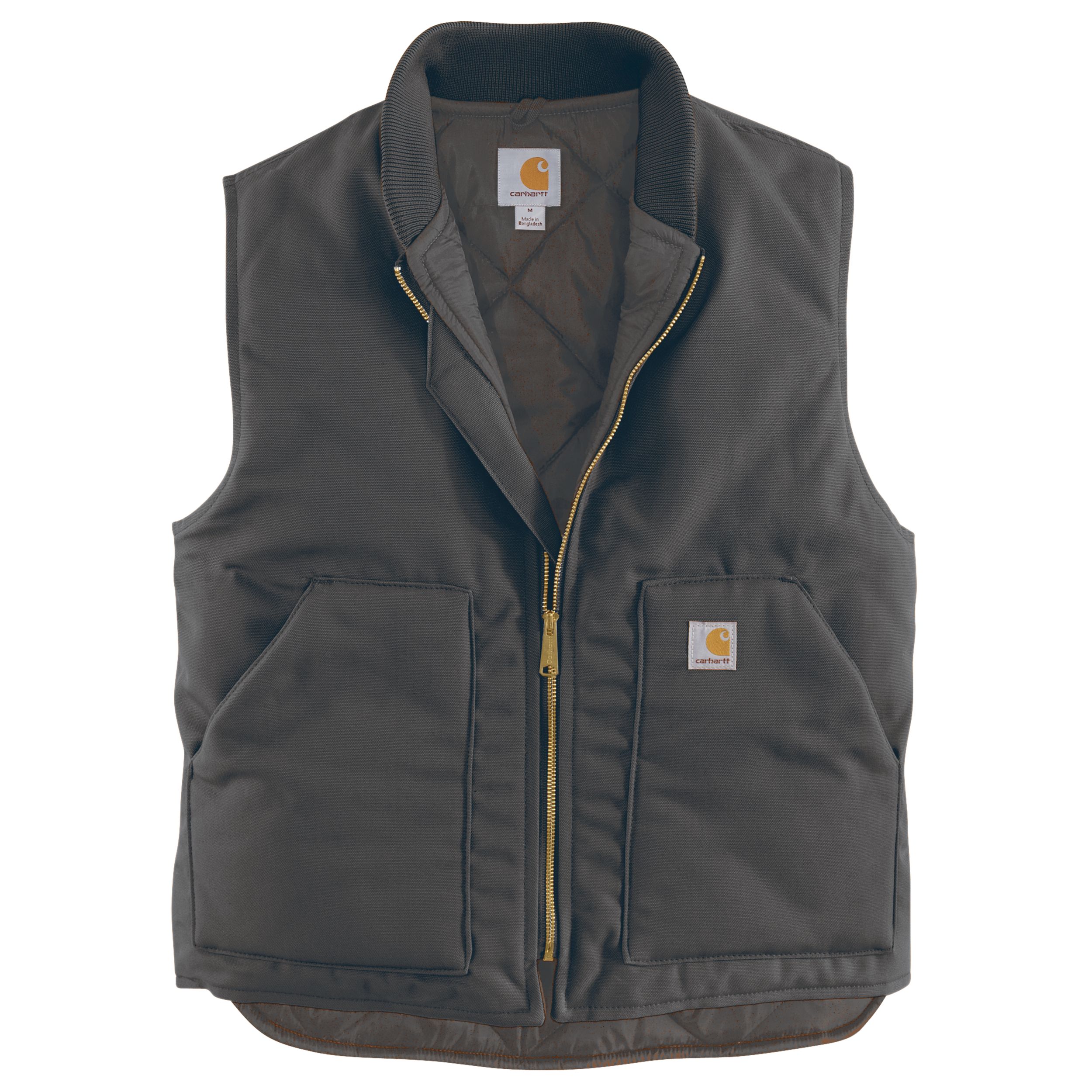 Carhartt Men's Firm Duck Insulated Rib Collar Work Vest