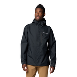 Columbia Men's Hikebound™ Ii Waterproof Breathable Rain Jacket Front_Flat