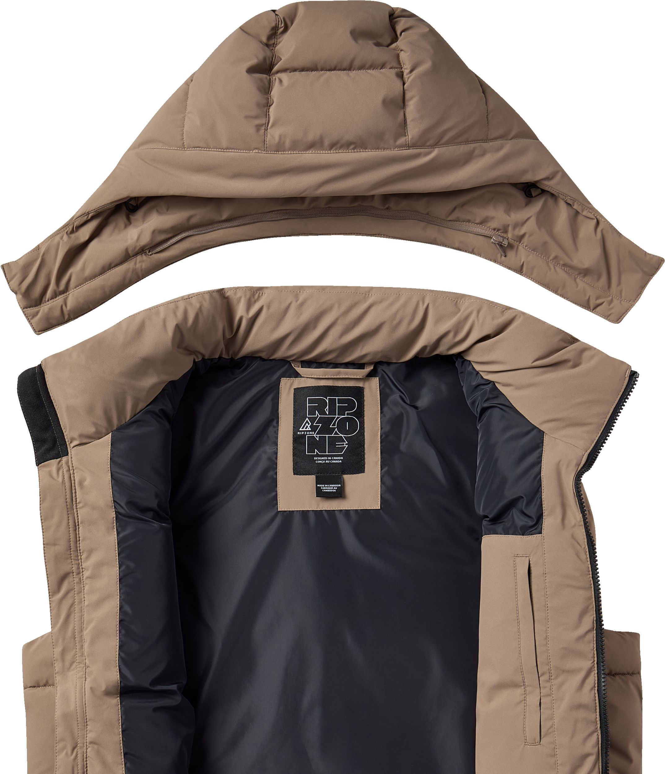 Ripzone Men's Friday Insulated Puffer Vest with Recycled Insulation