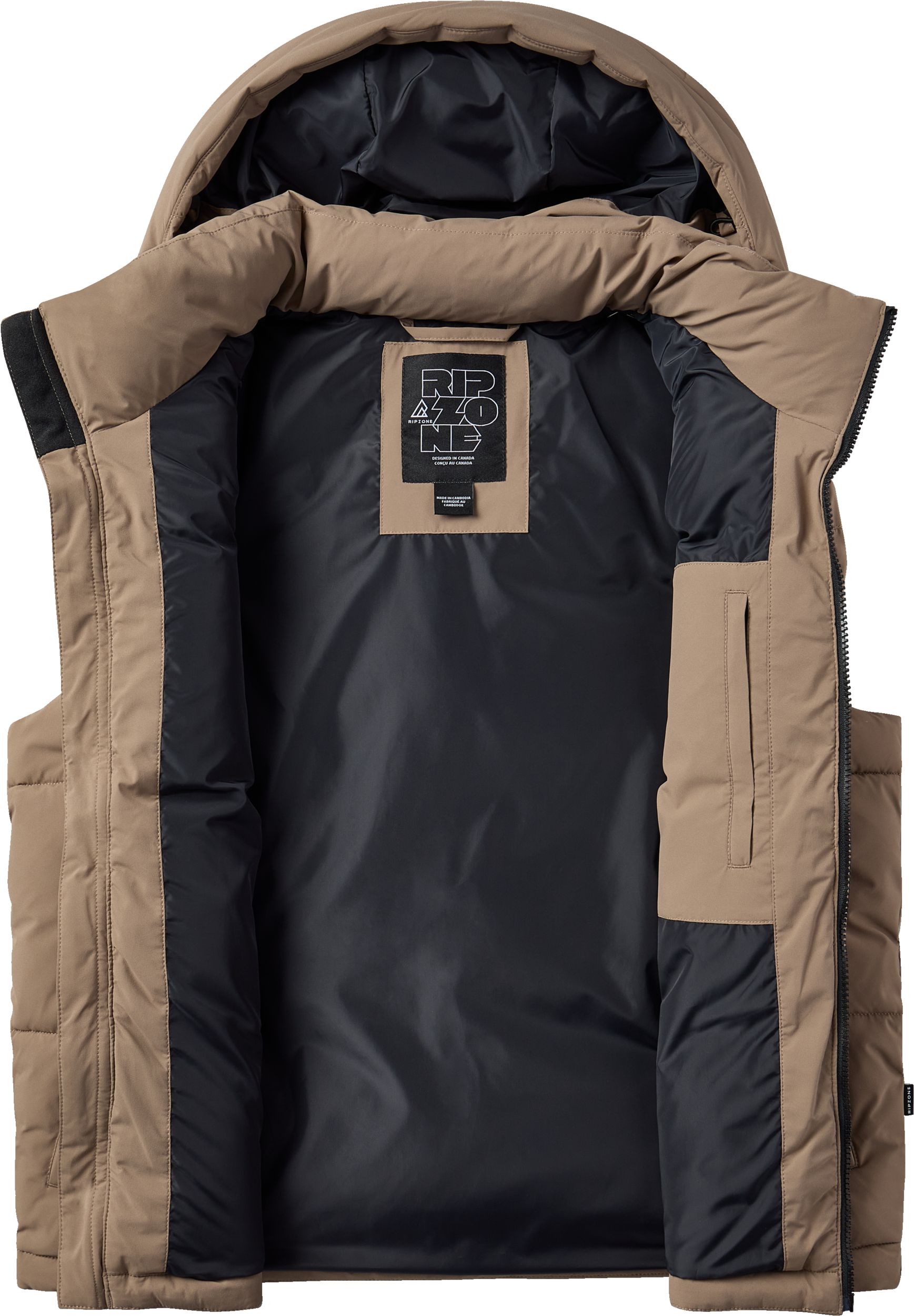 Ripzone Men's Friday Insulated Puffer Vest with Recycled Insulation