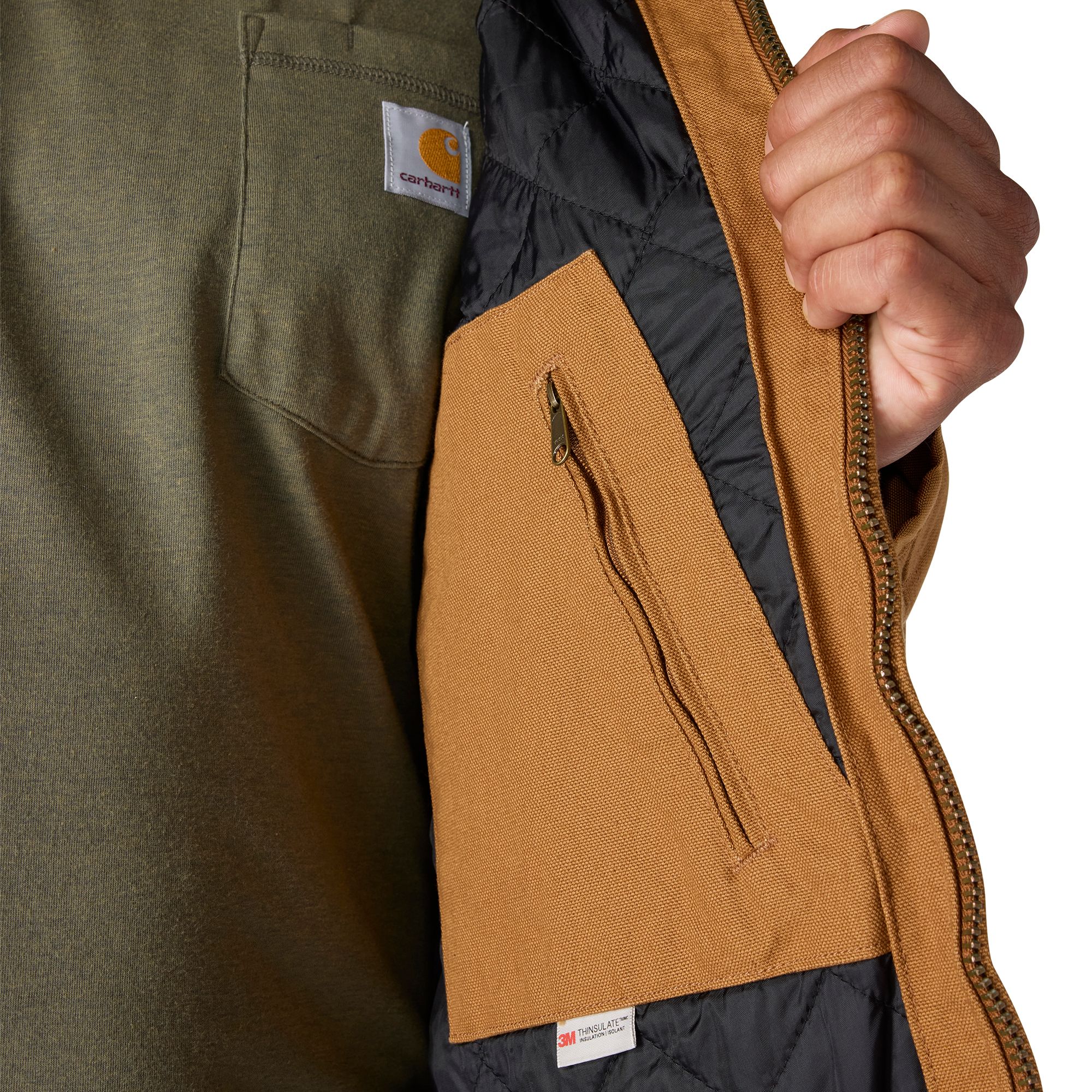 Carhartt Men's Washed Duck Insulated Active Jacket