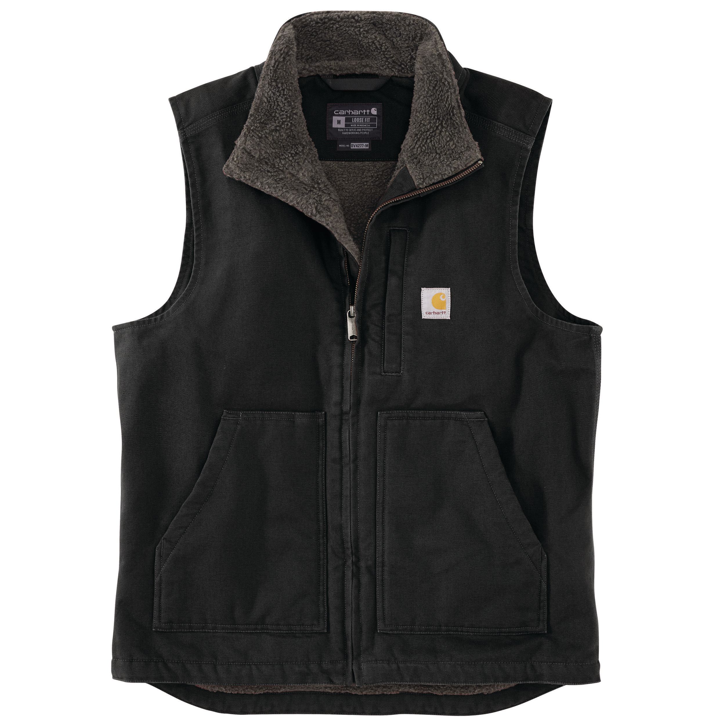 Carhartt Men's Washed Duck Mock-Neck Vest