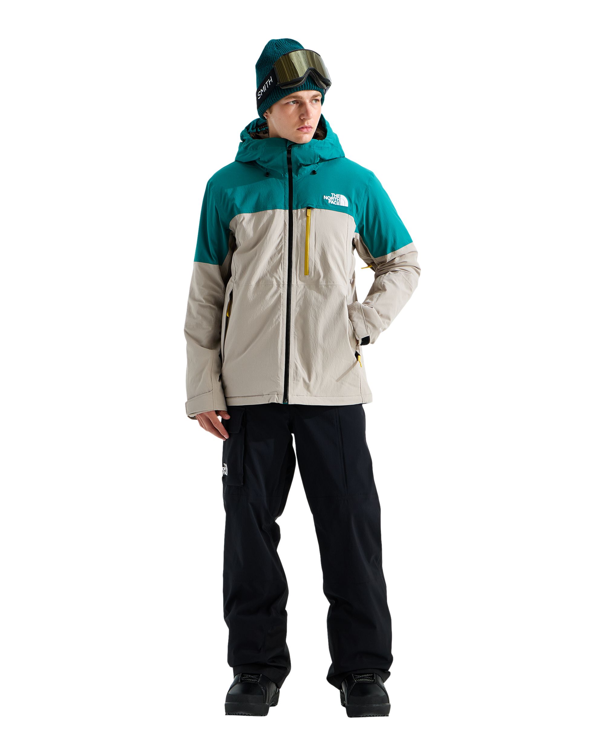 The North Face Men's Freedom Insulated Ski Jacket with Helmet-Compatible Hood