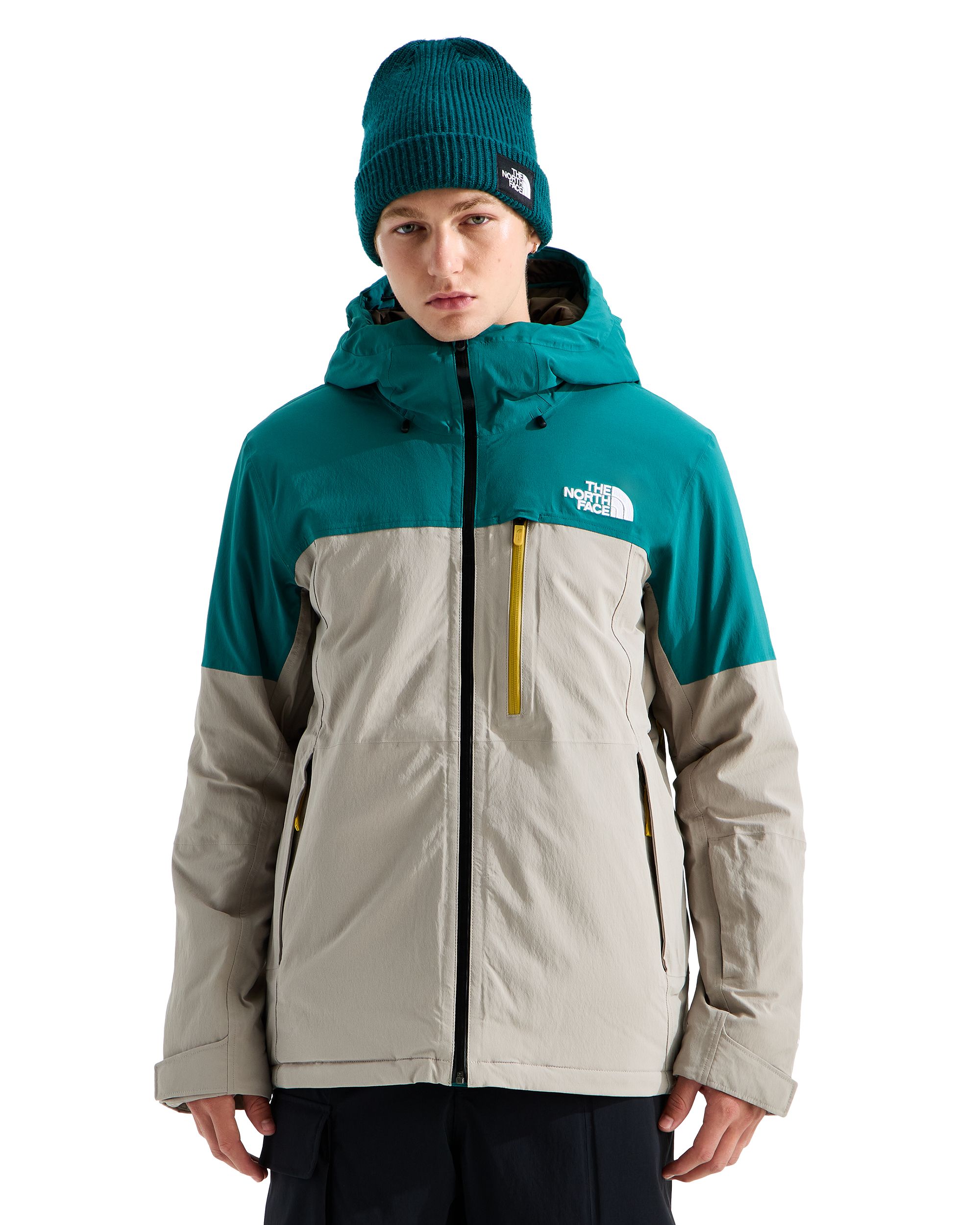 The North Face Men's Freedom Insulated Ski Jacket with Helmet-Compatible Hood