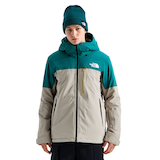 The North Face Men's Freedom Insulated Ski Jacket with Helmet-Compatible Hood Front_Flat