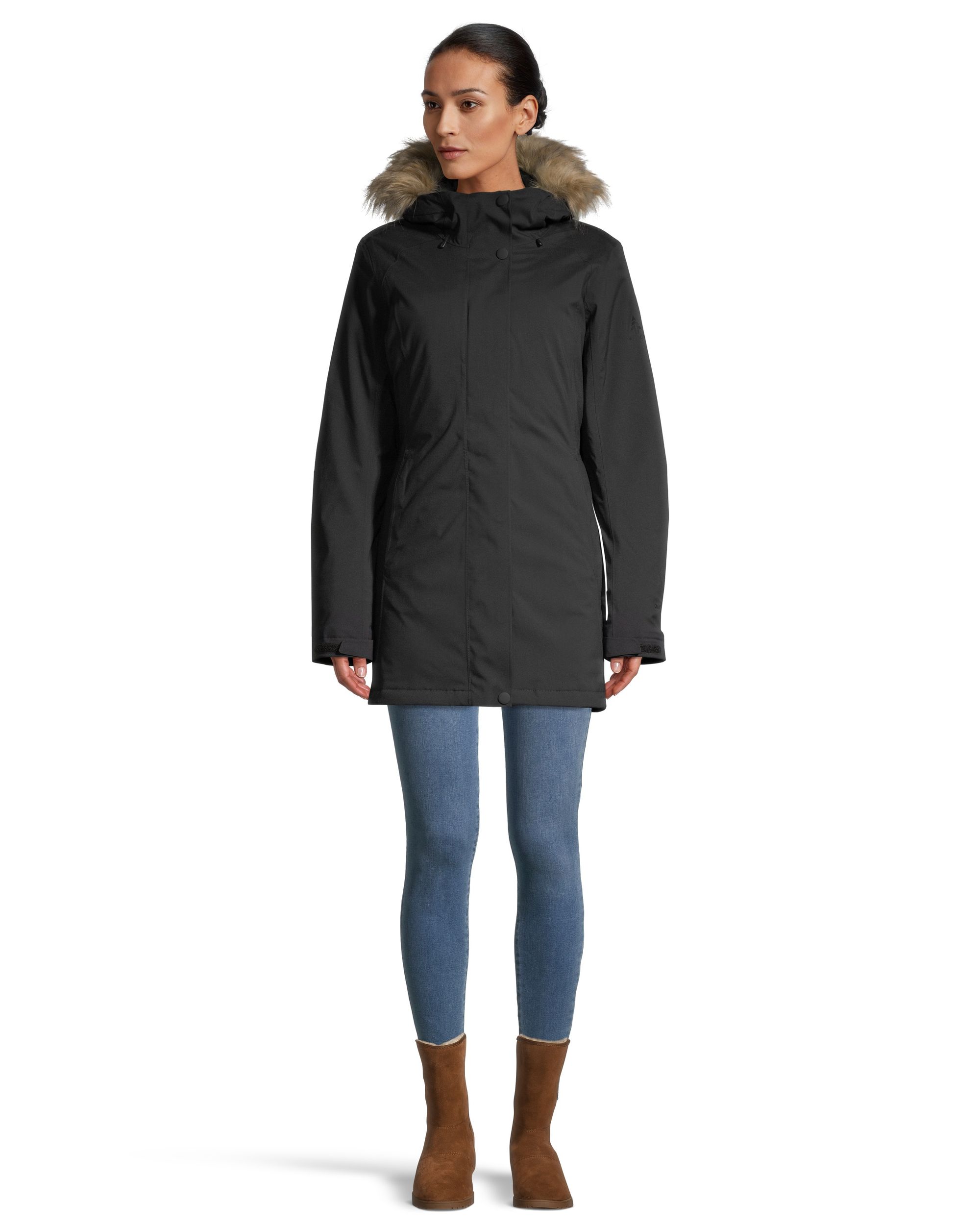 Woods Women's Smythe Stretch Winter Parka/Jacket, Long, Insulated