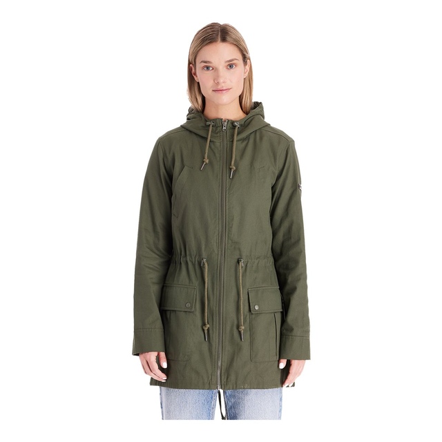 Modern Eternity Women's Lara Mid-Length Hooded Maternity Jacket