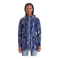 Modern Eternity Women's Maternity Kate Waterproof Rain Jacket Front_Flat