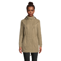 Ripzone Women's Transitional Winter Parka/Jacket, Long, Insulated Synthetic, Hooded Front_Flat