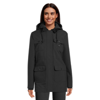 Vans Women's DrillCore Long II MTE Winter Jacket, Long, Insulated Synthetic, Hooded Front_Flat