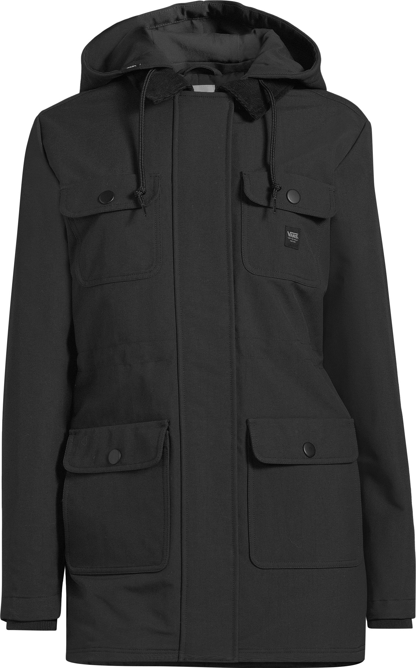 Vans Women's DrillCore Long II MTE Winter Jacket, Long, Insulated Synthetic, Hooded