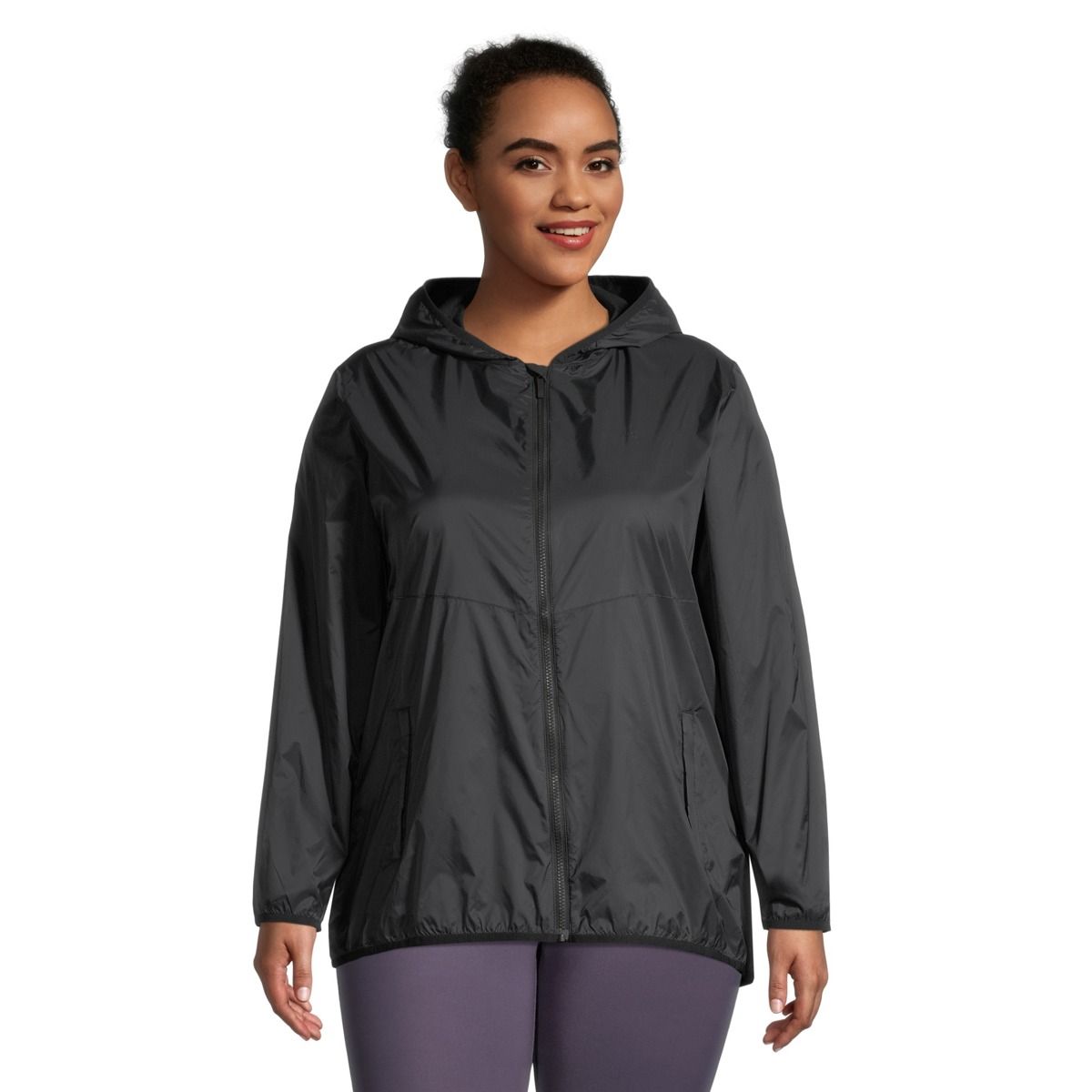 Ripzone Women's Plus Size Wind Jacket, Packable, Water-Resistant ...
