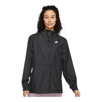 Nike Women's Essentials Repel Hooded Windbreaker Jacket Front_Angled_Right